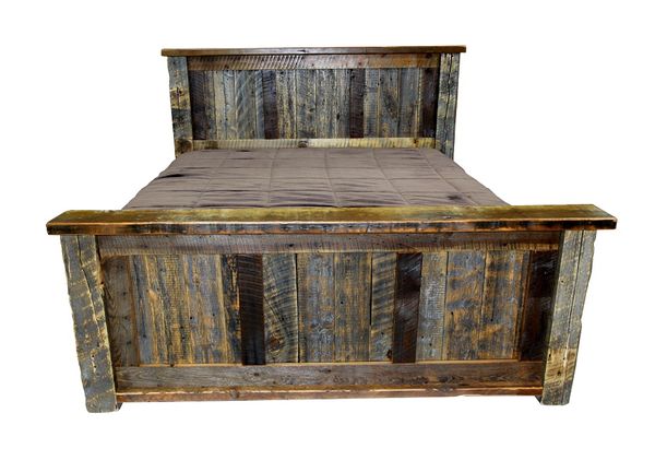Logan Pass Reclaimed Barnwood Bed