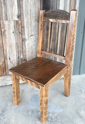 Loneman Mountain Barnwood Dining Chair