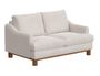 Olimpia Loveseat with Wooden Frame