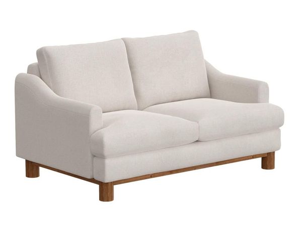 Olimpia Loveseat with Wooden Frame