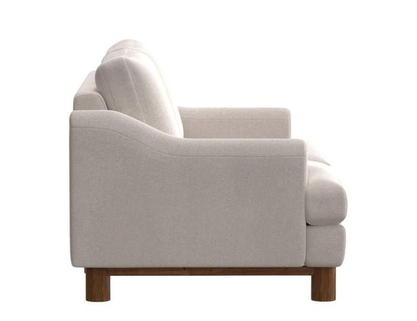 Olimpia Loveseat with Wooden Frame