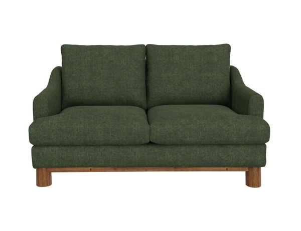 Olimpia Loveseat with Wooden Frame