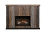 Loft Brown Matel Fireplace
