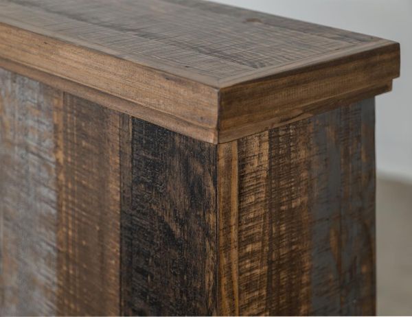 Loft Brown Matel Fireplace