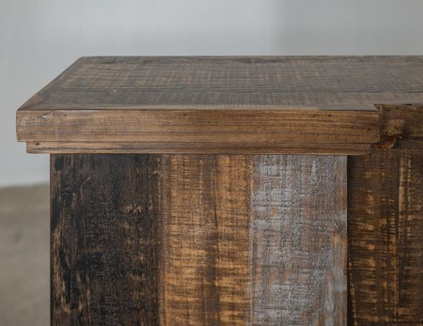 Loft Brown Matel Fireplace