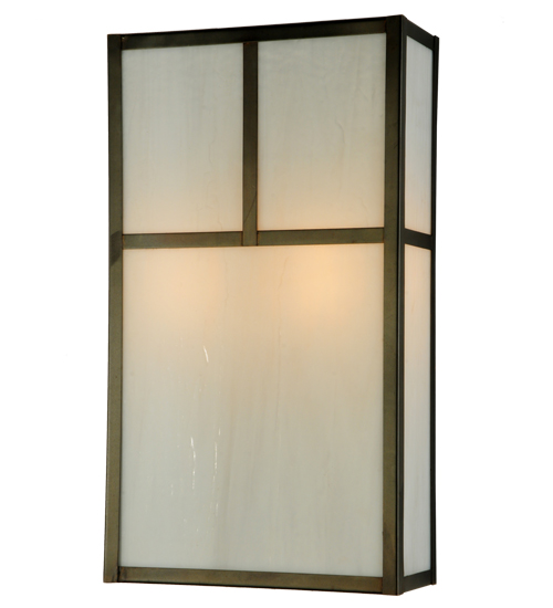 Meyda 10"W Hyde Park T Mission Wall Sconce