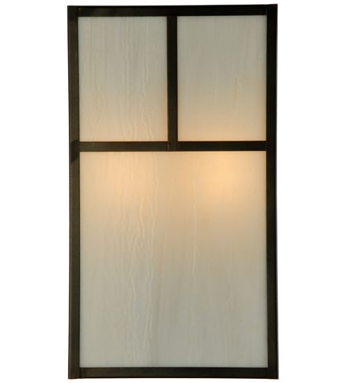 Meyda 10"W Hyde Park T Mission Wall Sconce