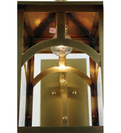 Meyda 12.5" Wide Seneca Clear Curved Arm Wall Sconce