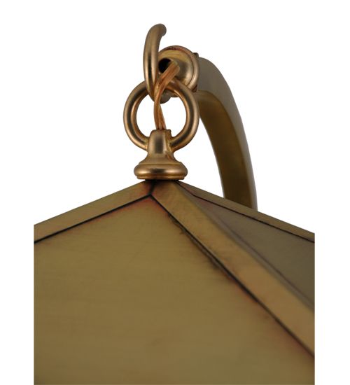 Meyda 12.5" Wide Seneca Clear Curved Arm Wall Sconce