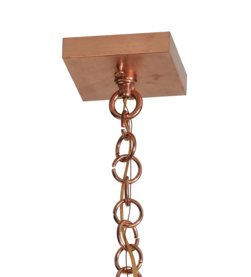 Meyda 12"Sq Seneca Double Bar Mission Pendant