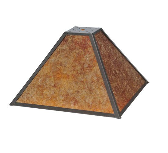 Meyda 12" Square Mission Prime Shade