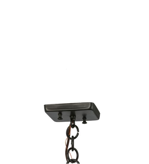 Meyda 12" Square Stillwater Cross Mission Pendant