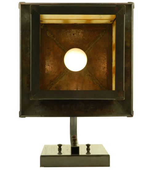 Meyda 12"W Seneca Double Bar Mission Curved Arm Wall Sconce