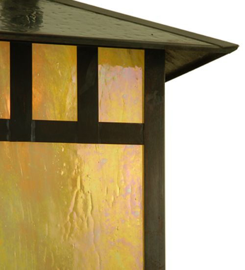 Meyda 12"W Seneca Double Bar Mission Curved Arm Wall Sconce