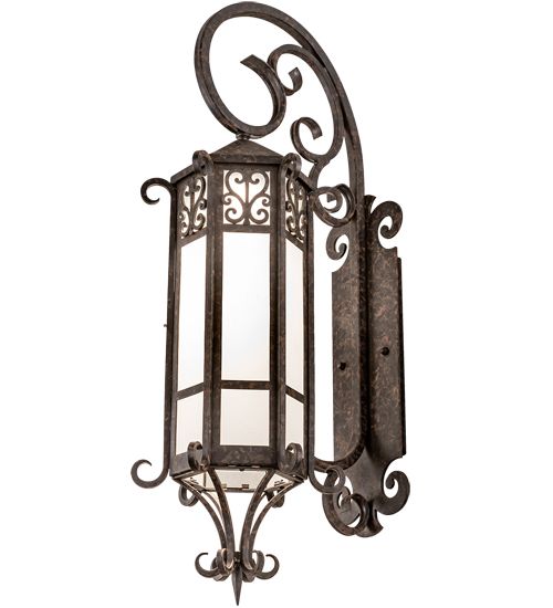 Meyda 12" Wide Caprice Lantern Wall Sconce