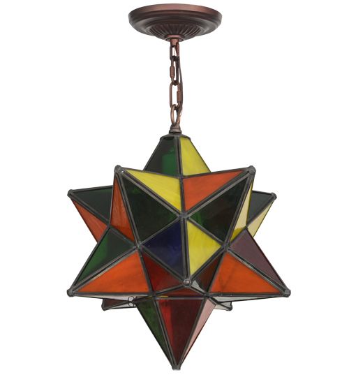Meyda 12" Wide Moravian Star Pendant