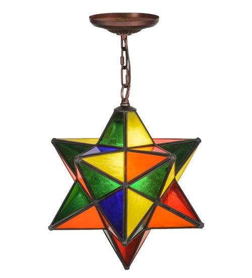 Meyda 12" Wide Moravian Star Pendant
