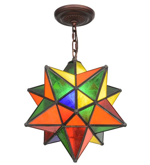 Meyda 12" Wide Moravian Star Pendant
