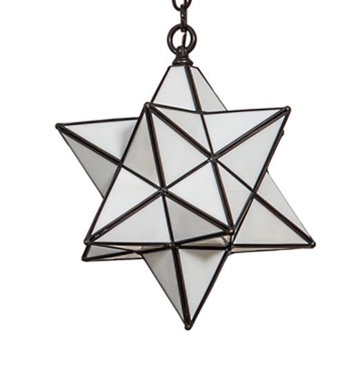Meyda 12" Wide Moravian Star Pendant