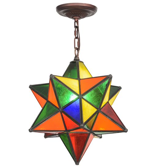 Meyda 12" Wide Moravian Star Pendant