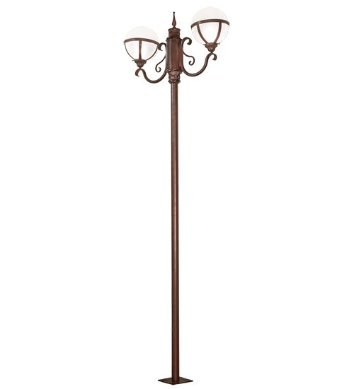 Meyda 120" High Bola Tavern Street Lamp