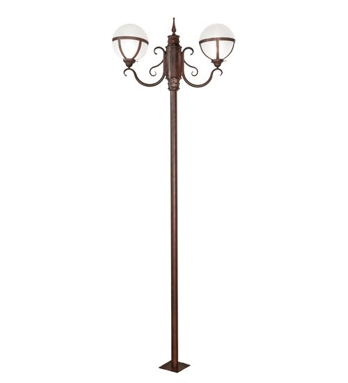 Meyda 120" High Bola Tavern Street Lamp