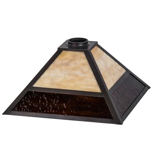 Meyda 13"Sq Mission Prime Shade