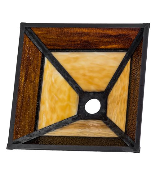 Meyda 13"Sq Mission Prime Shade