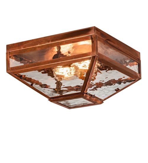 Meyda 13" Square Mission Prime Flushmount