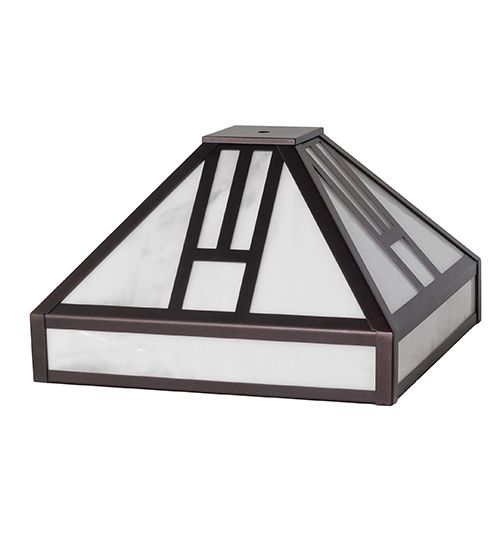 Meyda 13" Square Mission Shade
