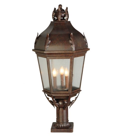 Meyda 15"W Royan Lantern Pier Mount