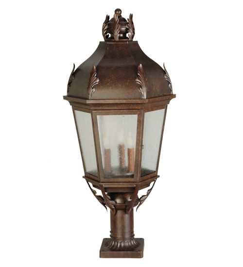 Meyda 15"W Royan Lantern Pier Mount