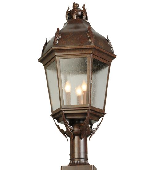 Meyda 15"W Royan Lantern Pier Mount