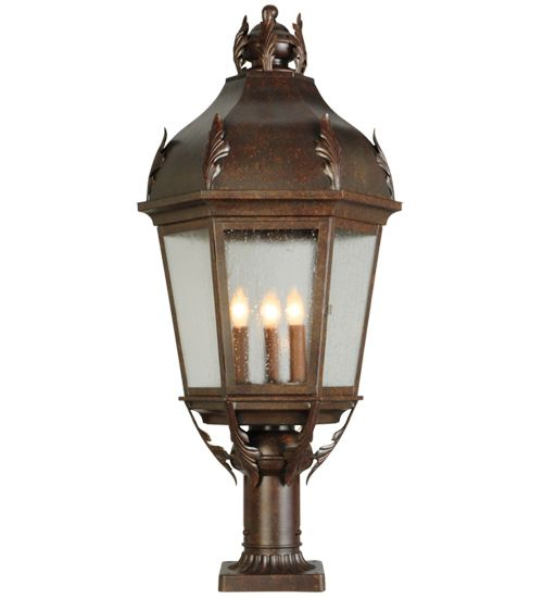 Meyda 15"W Royan Lantern Pier Mount