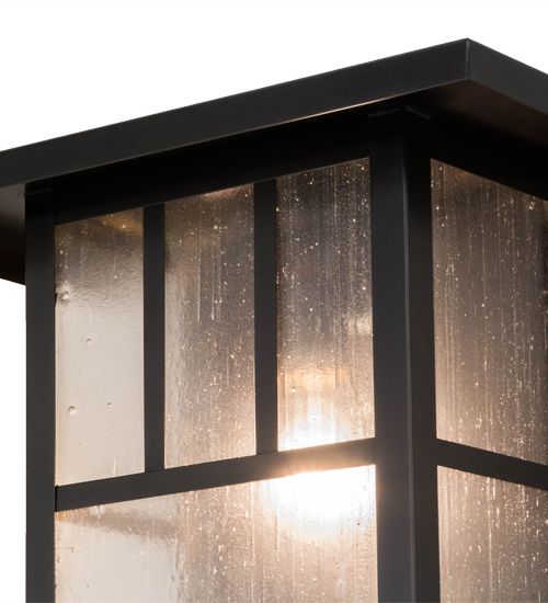 Meyda 15" Wide Hyde Park Double Bar Mission Wall Sconce