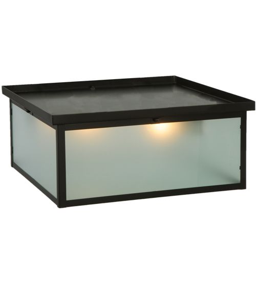 Meyda 16"Sq Craftsman Signature Hyde Park Prime Flushmount