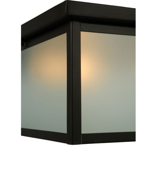 Meyda 16"Sq Craftsman Signature Hyde Park Prime Flushmount