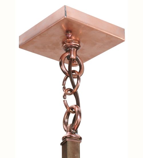 Meyda 16"Sq Stillwater Dragonfly Pendant