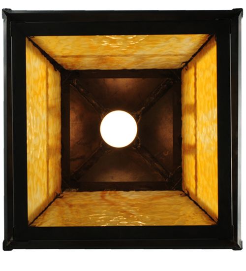 Meyda 16" Square Stillwater Double Bar Mission Pendant