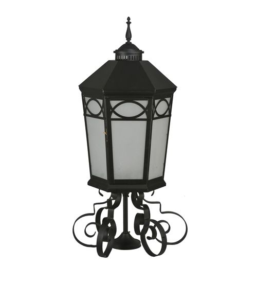 Meyda 16" Wide Restored Taft 1 Light Lantern Post Mount