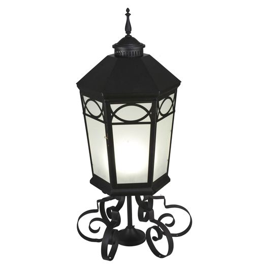 Meyda 16" Wide Restored Taft 1 Light Lantern Post Mount
