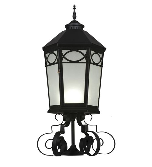 Meyda 16" Wide Restored Taft 1 Light Lantern Post Mount