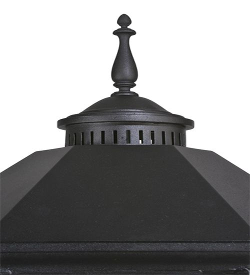 Meyda 16" Wide Restored Taft 1 Light Lantern Post Mount