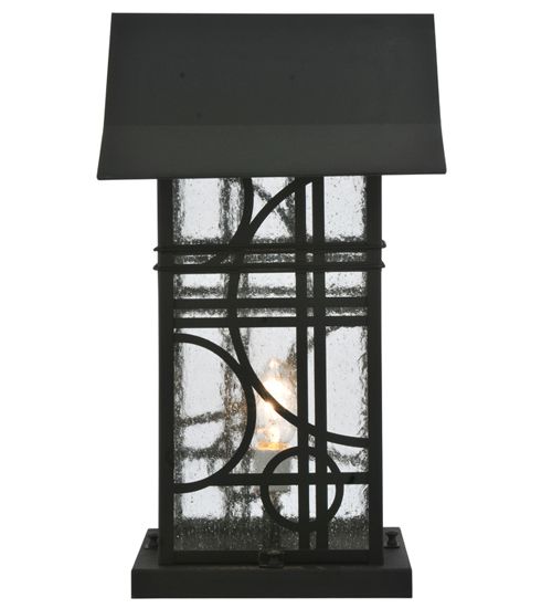 Meyda 16" Wide Revival Deco Pier Mount
