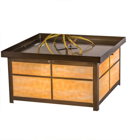 Meyda 17"Sq Mission Flushmount