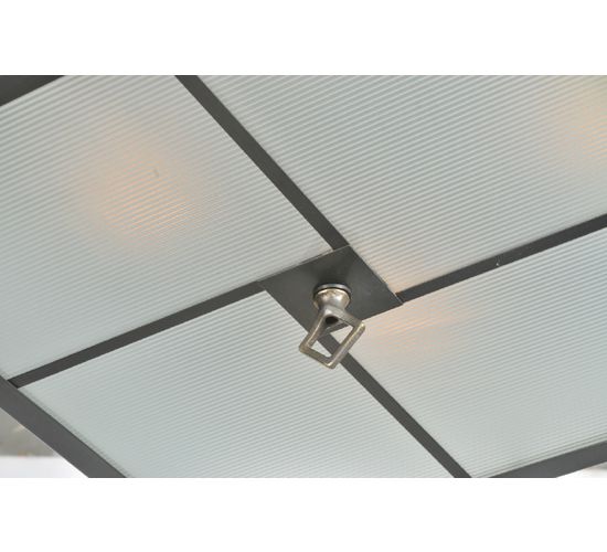 Meyda 17"Sq Mission Flushmount