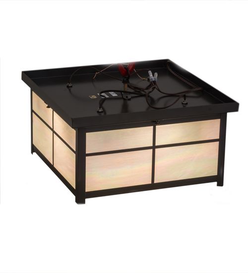 Meyda 17"Sq Mission Flushmount