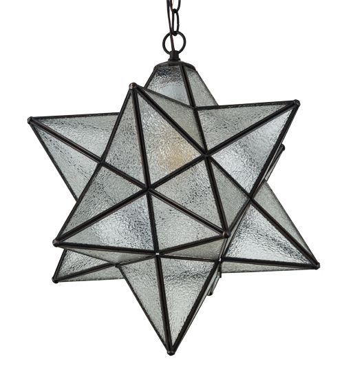 Meyda 18" Wide Moravian Star Pendant