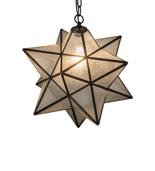 Meyda 18" Wide Moravian Star Pendant