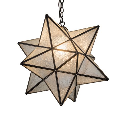 Meyda 18" Wide Moravian Star Pendant